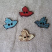 boutons oiseau colombe