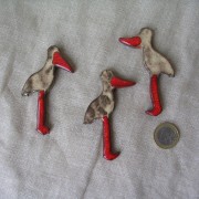 boutons cigogne