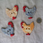 boutons poule