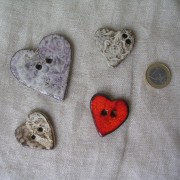 boutons coeur