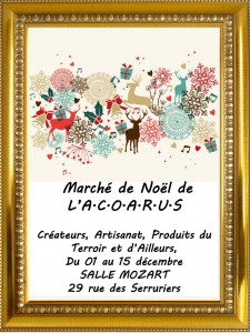 marché de noel Salle Mozart Strasbourg 2015