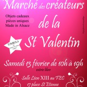 Strasbourg marché de créateur st valentin 2015