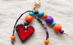 grigri bijoux de sac ou porte clefs