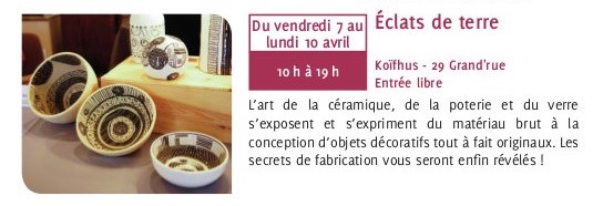 exposition de céramiques