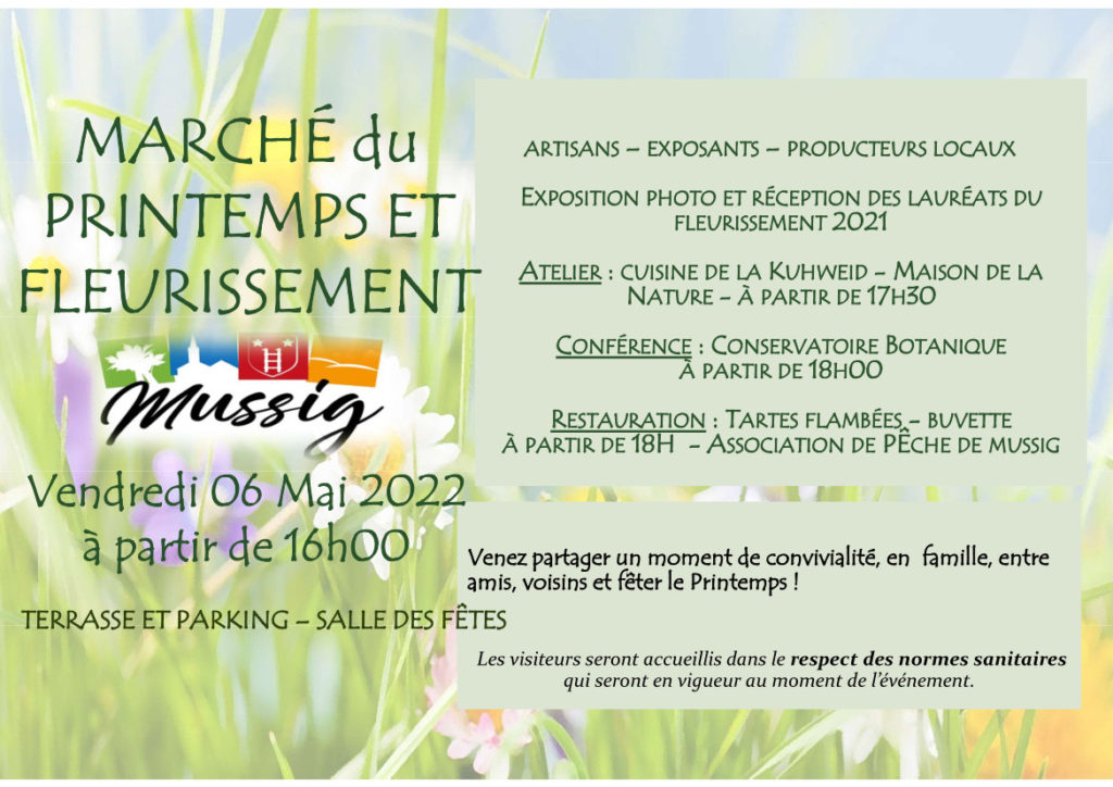 Mussig marché du printemps et du fleurissement