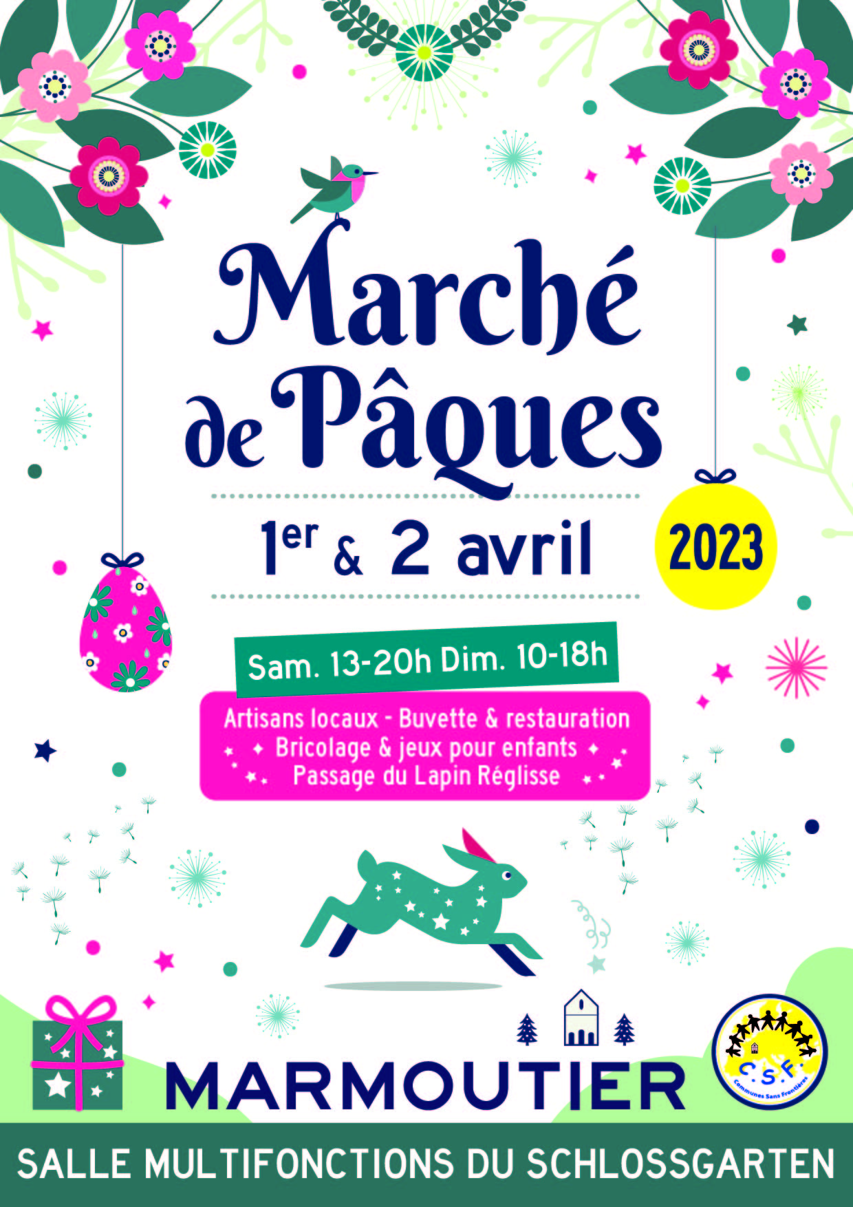 Marmoutier marché de Pâques
