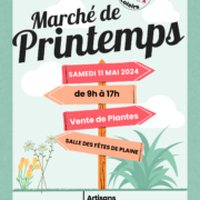Affiche Marché de Printemps 2024